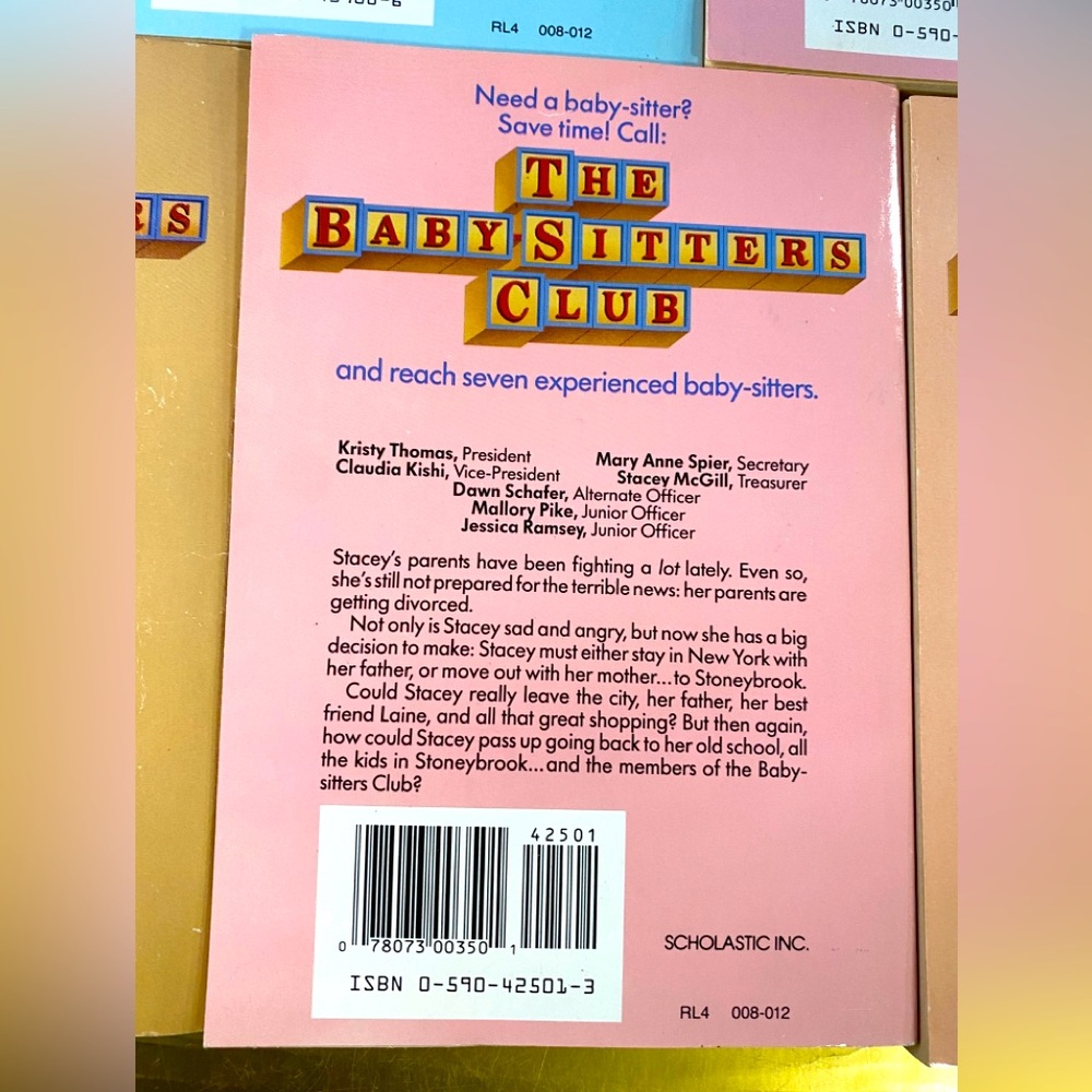 The Baby-Sitters Club Book Vintage 80’s Set By Apple Paperbacks (7) Books - Picture 15 of 16